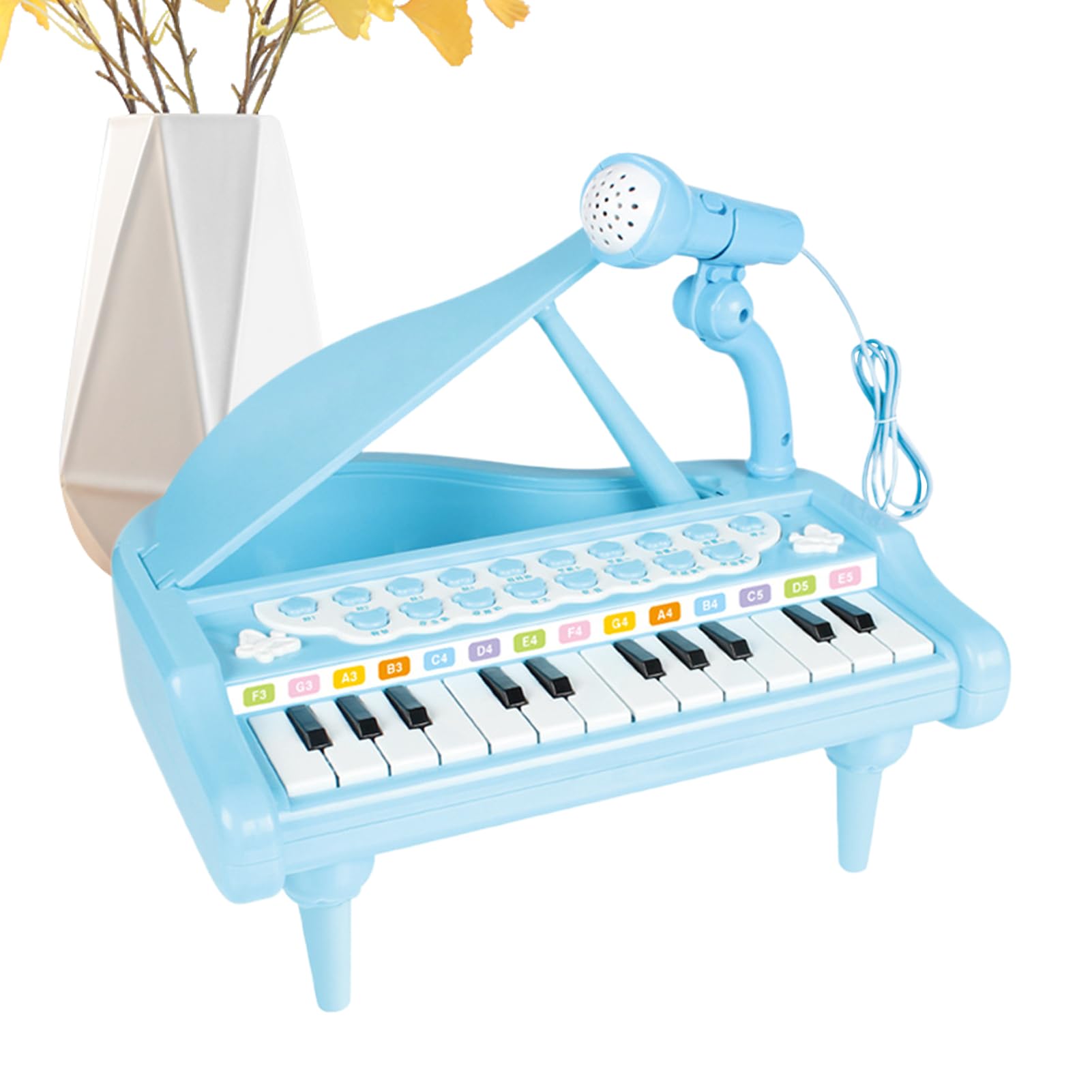 Pianoforte giocattolo per bambini, strumento per lo sviluppo precoce del | Piccolo strumento musicale elettronico per bambini, regalo per compleanno, Natale, Capodanno, ragazzi e ragazze