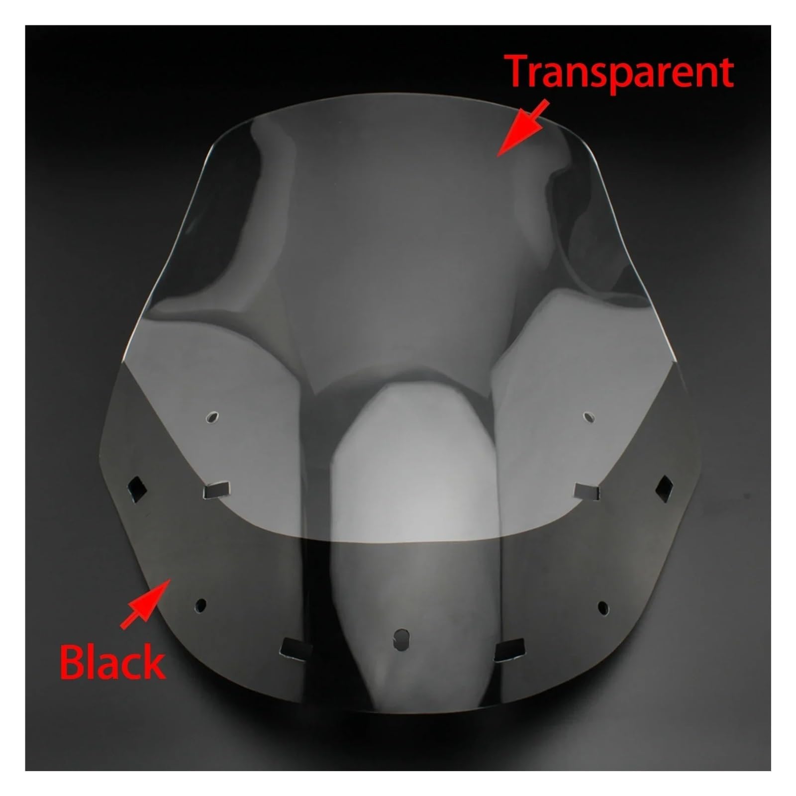 Cúpula Touring para Suzuki Burgman 650 2006-2012 Accesorios para Motocicletas Alerón De Extensión para Parabrisas De Motocicleta Deflector De Aire para Parabrisas Carenabris