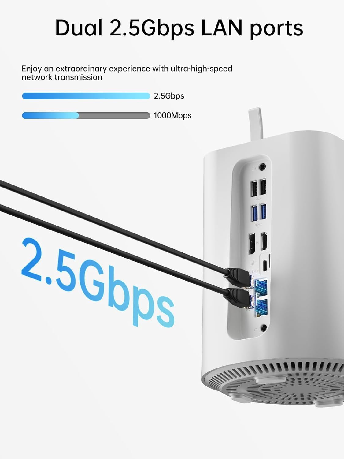 Amazon.com: AOOSTAR R1 Intel N100 Mini PC 4C/4T, Support 40T（2