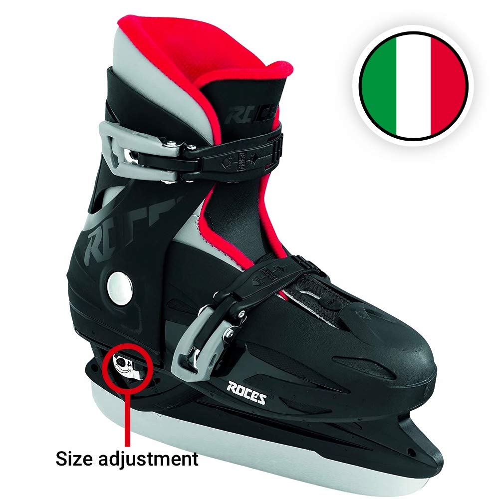 Roces MCK II H Patins à glace Enfant - Patins Réglables pour Enfant