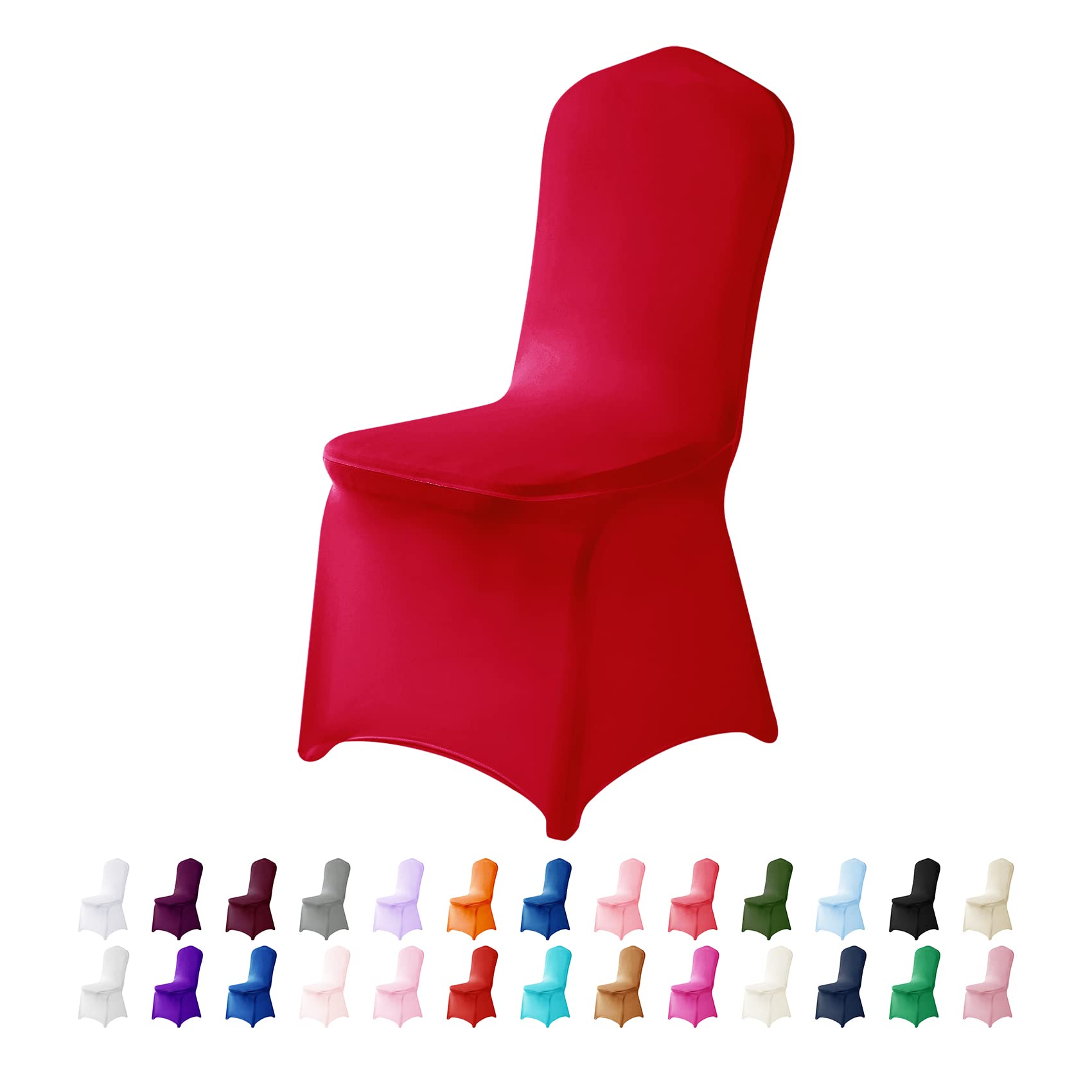 Housses de chaise en élasthanne anti-taches pour réussir vos repas de mariage sans stress