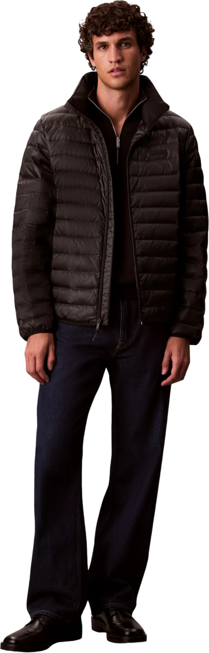 Calvin Klein Ls Lt Wt Nylon Channeled Puffer Chaquetas Hombre