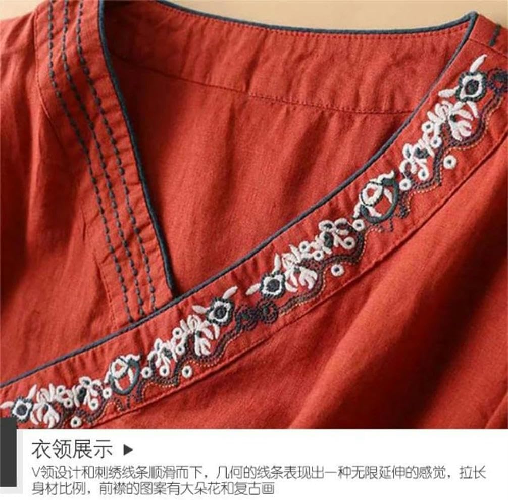 Chinese Top Female Blouse Chinese Shirt Tang Suit Traditional Chinese Clothing Retro Long Sleeve Top Han Suit Summer