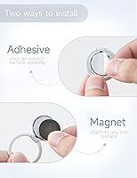 Vista 5 de Paquete de 6 organizadores de lentes de sol montado en la pared, soporte colgante para lentes de sol, organizador de almacenamiento de lentes de sol