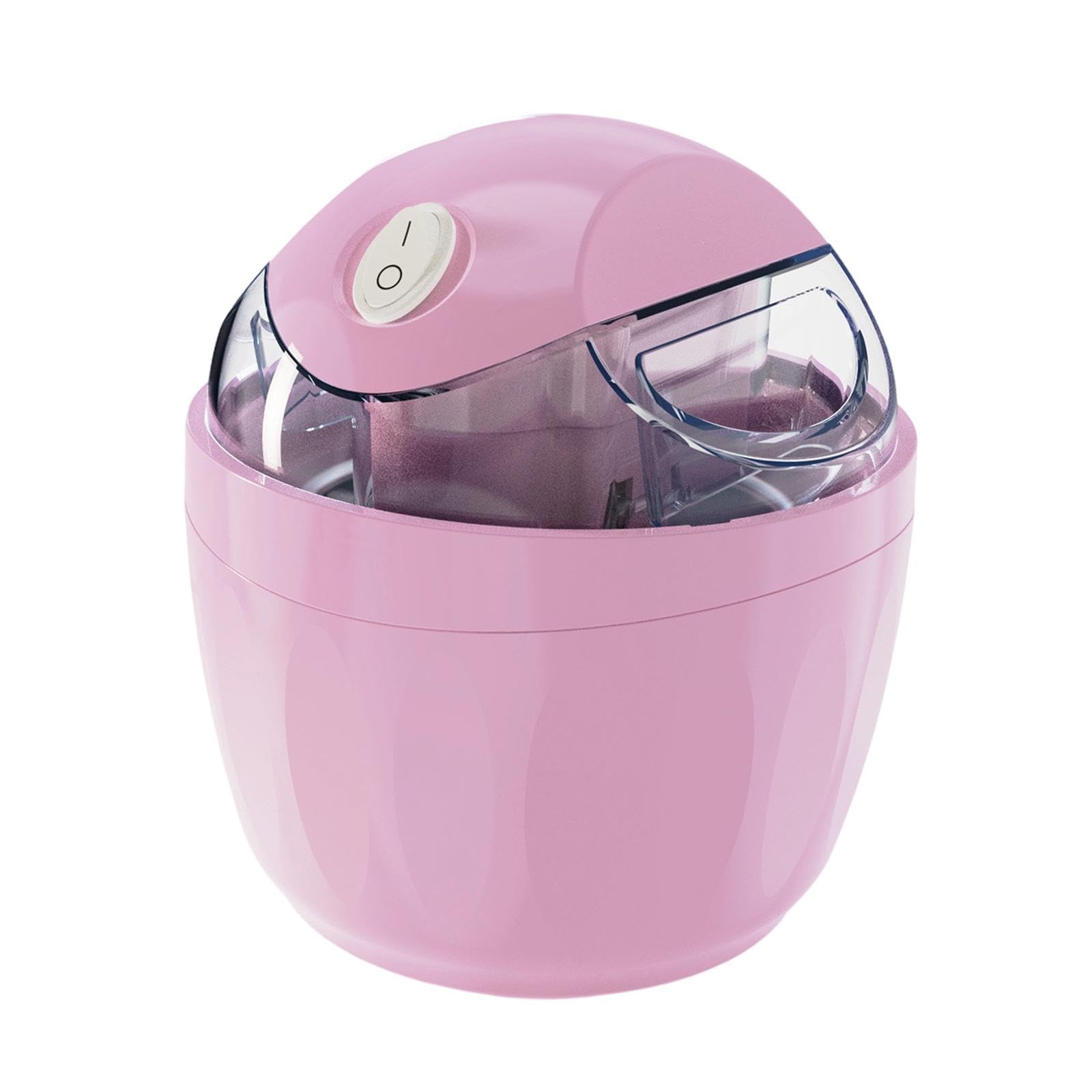 Electric Ice Cream Maker Easy to Clean and Use Home Use Summer Dessert Maker Pink | Ice Cream Makers | Small Kitchen Appliances | Kitchen Dining & Bar-image-6