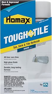 Homax Tough As Tile Gloss White Bathtub and Tile Refinishing Kit 32 oz.