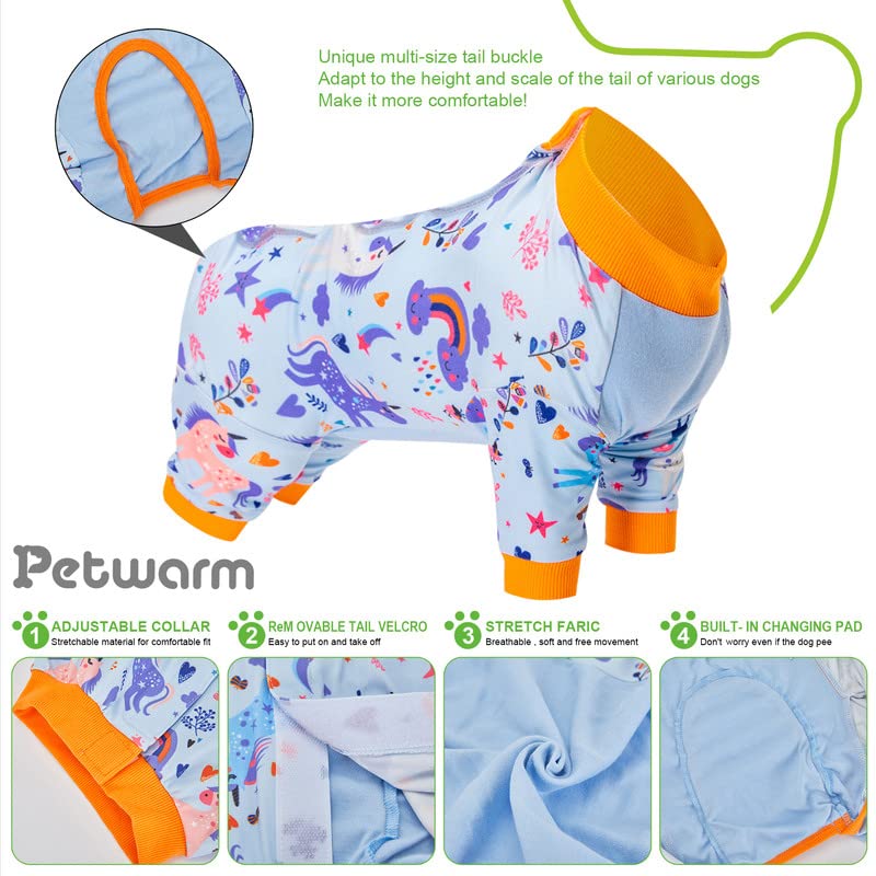 PetWarm Recovery Suit for Dogs After Surgery Onesie for Male Female Dogs Post-Spay Neuter, Weaning - Image 2