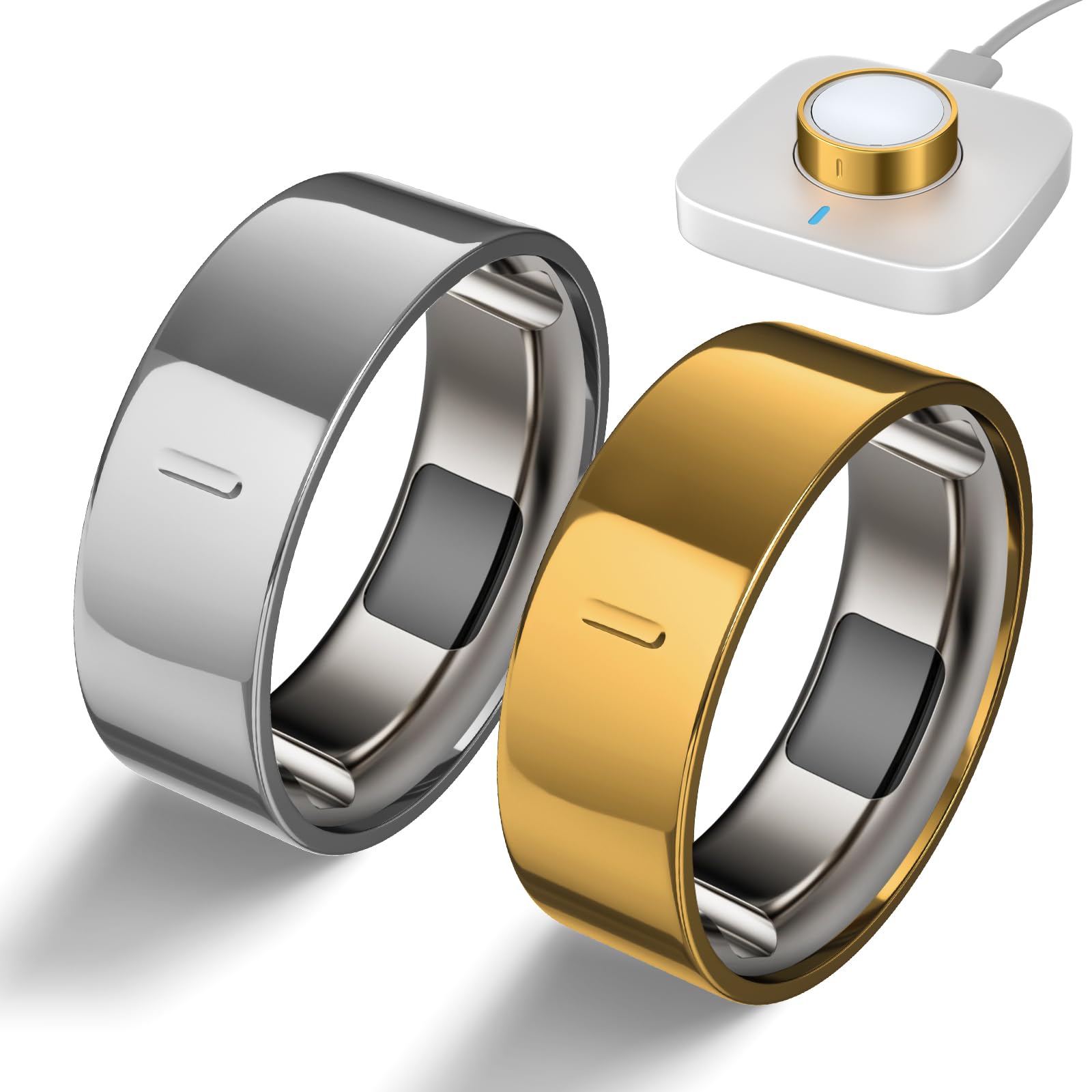 High-Gloss Plated Covers Compatible with Oura Ring Gen 4/Oura Gen 3 Cover, Anti-Scratch Ultra-Thin TPU Ring Protector Case Accessories for Women Men - Not for Oura 4 Ceramic — view 9