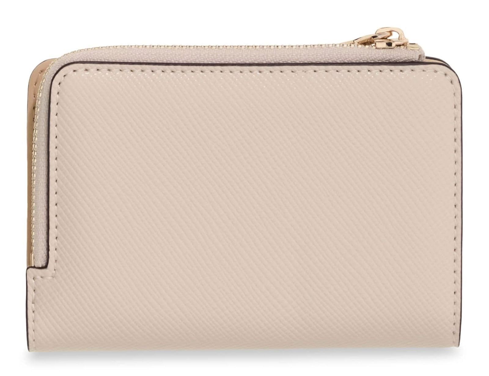 GUESS Monedero Danielle SLG Zip Around Card Case Bone Crema