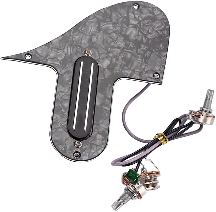 Almencla Pickup Mandolin Guitar Pickguard A500k s, Black Pearl