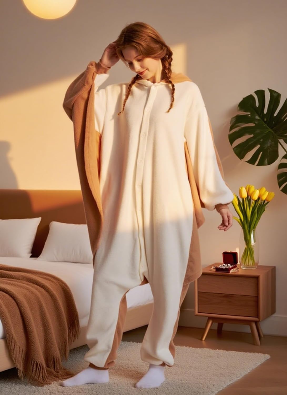 Women's Onesie Pajamas Unisex Animal Costumes for Halloween Cosplay Parties