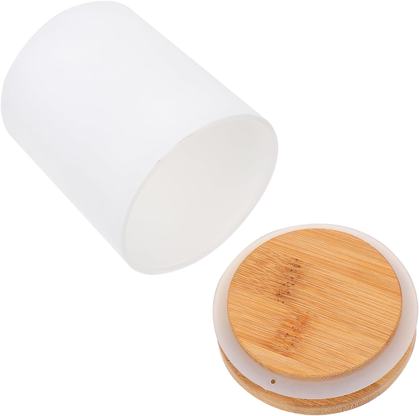 DOITOOL 4Sets Aromatherapy Candle Tins with Lids DIY Scented Candle Glass Jars for Home Office Yoga Studio Present Choice for Friends Create