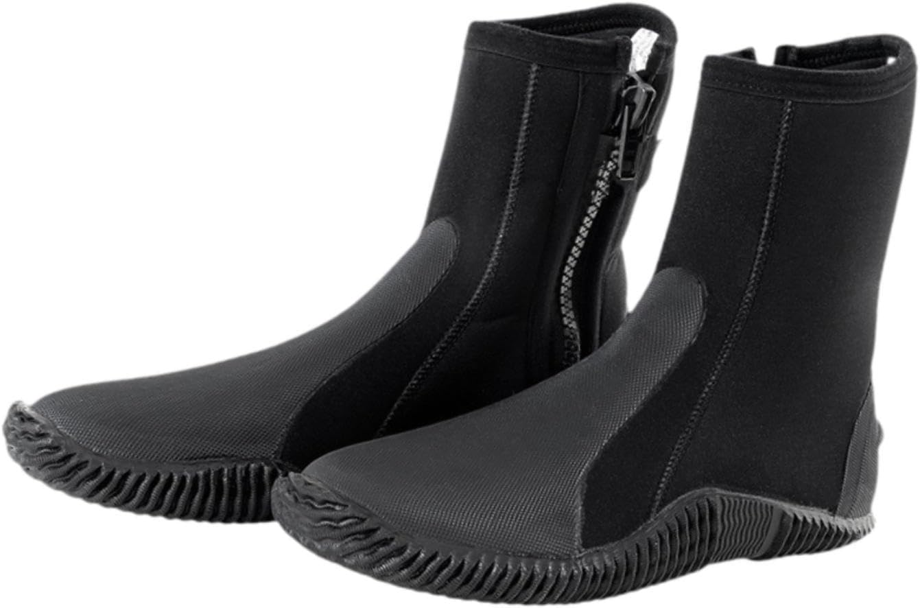 5mm Neoprene Boots for Diving and Snorkeling with Side Zipper for Men