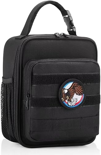 HSHRICH Lonchera para hombres y mujeres, lonchera portátil reutilizable con aislamiento, bolsa de almuerzo pequeña para adultos, para oficina,