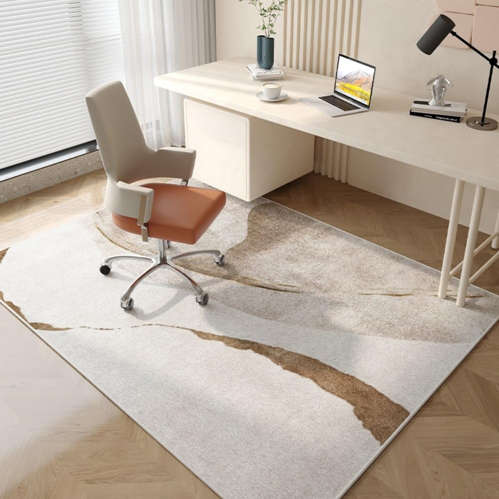 Alfombrilla para silla de oficina – Protector de suelo antideslizante para alfombras y madera dura, ideal para escritorios de juegos y oficina, 120 x 200 cm y estilo elegante 7