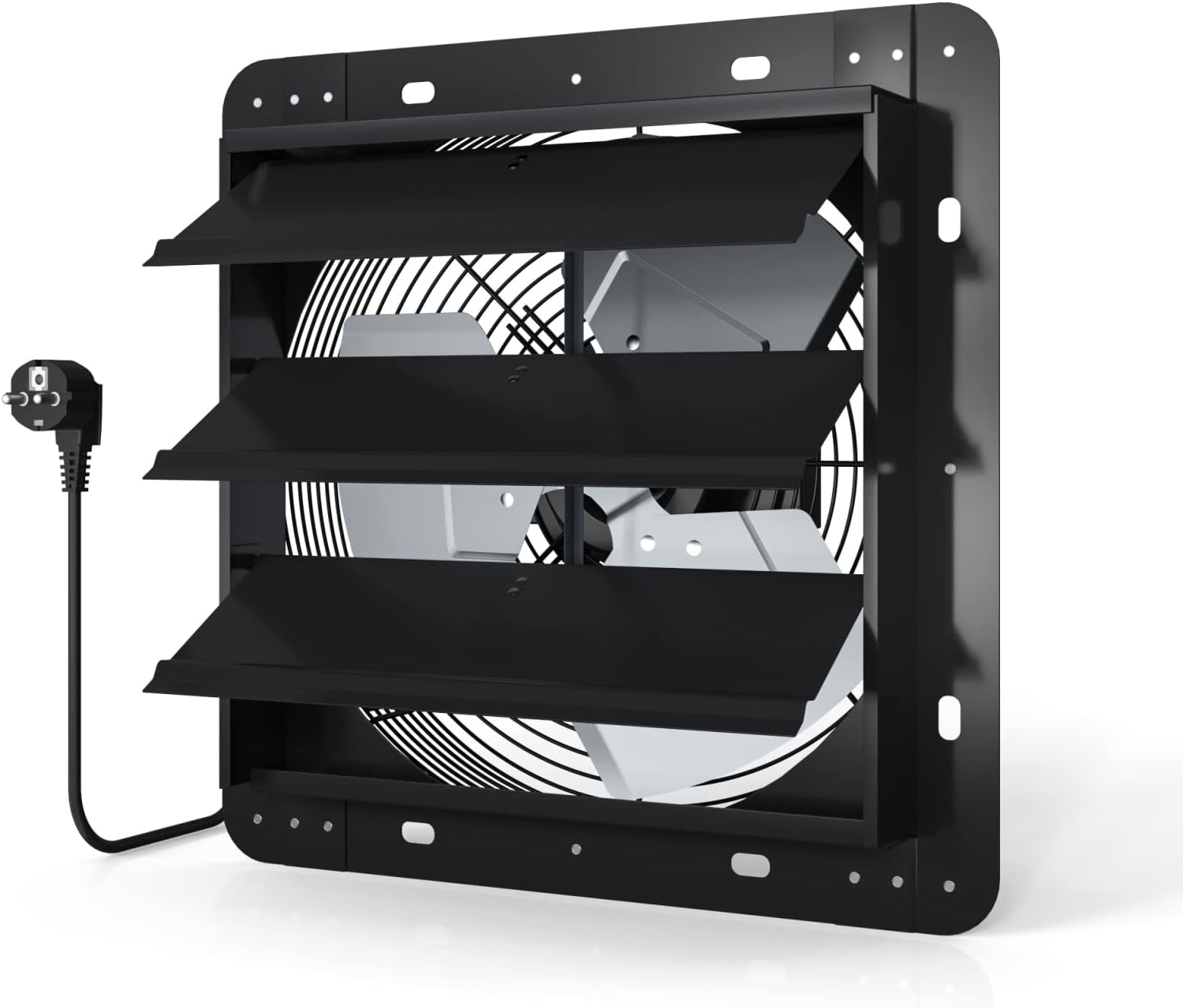 Airvent 401896 Commercial Extractor Fan with Auto Shutters and Wall Kit