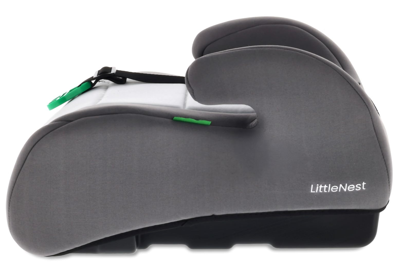 SUN BABY LITTLENEST – Podstawka Samochodowa 125–150 cm, Homologacja R129, Ergonomiczne Siedzisko dla Starszych Dzieci - Szara