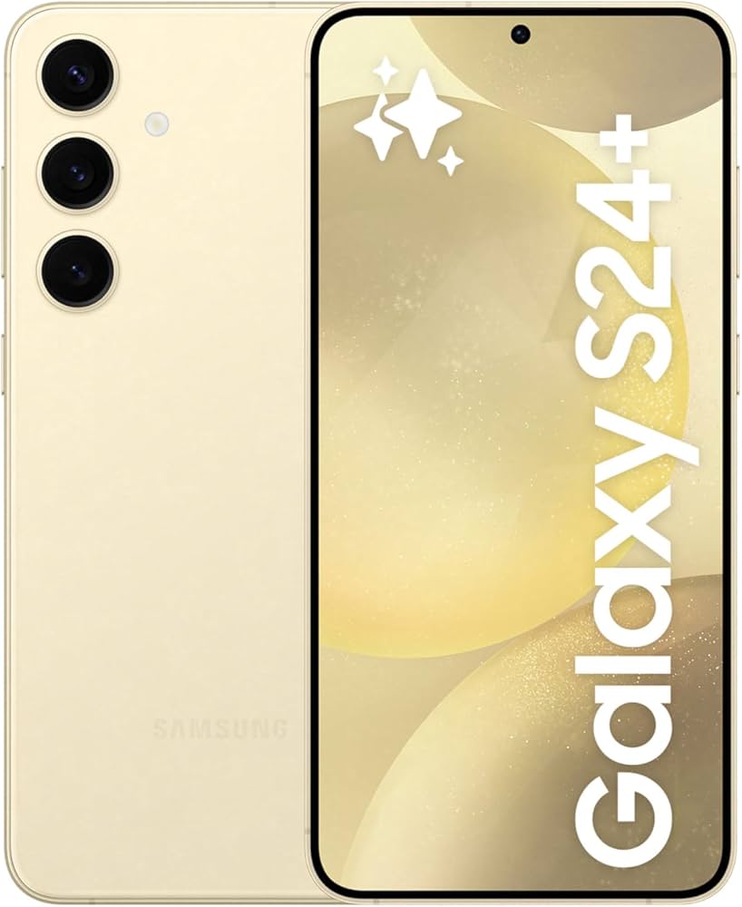 Samsung Galaxy S24+ AI Phone, 512GB Storage, Amber Yellow, 12GB Samsung Galaxy S24+ AI Phone, 512GB Storage, Amber Yellow, 12GB