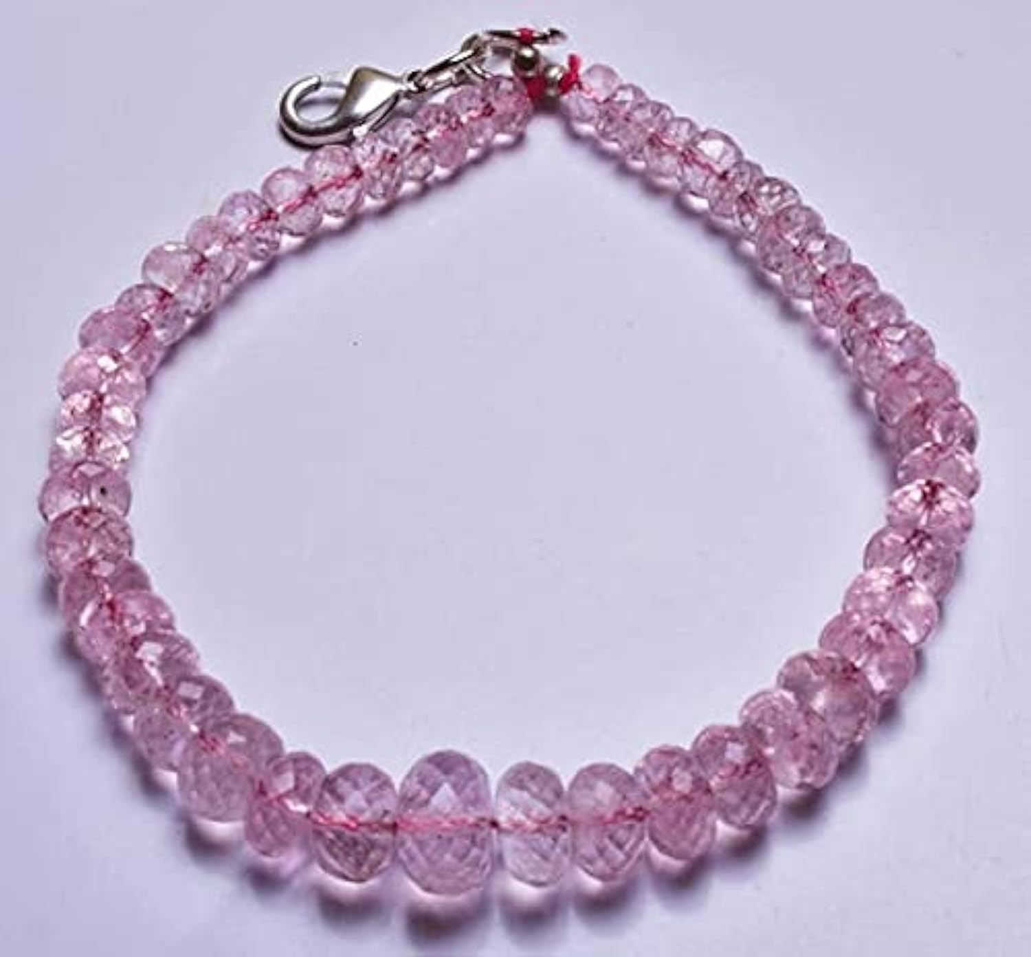 Morganite naturelle perles véritables pour remplacer les fausses pierres