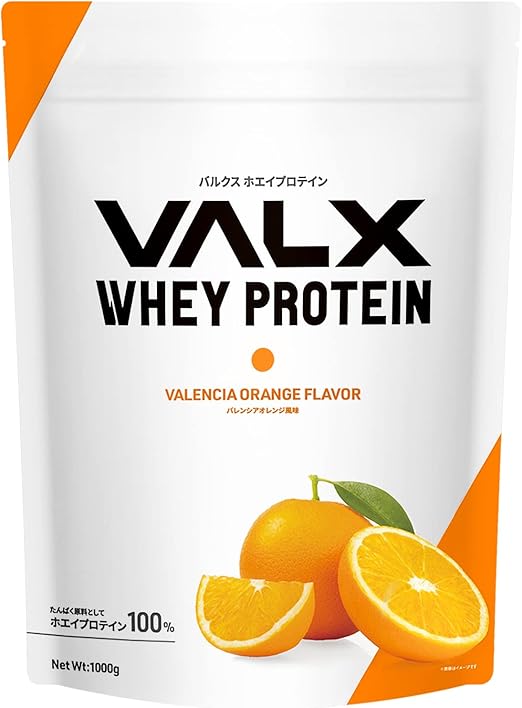 Amazon VALX バルクス ホエイ プロテイン バレンシアオレンジ風味 Produced by 山本義徳 1kg VALX