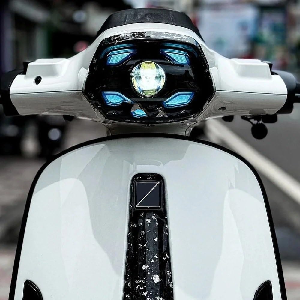 Dirt Bike przednie światła Pasuje do Vespa Sprint 150 Sprint150 2023-2025 LED reflektor motocyklowy przedni reflektor do jazdy dziennej reflektor DRL Dziennej Dla