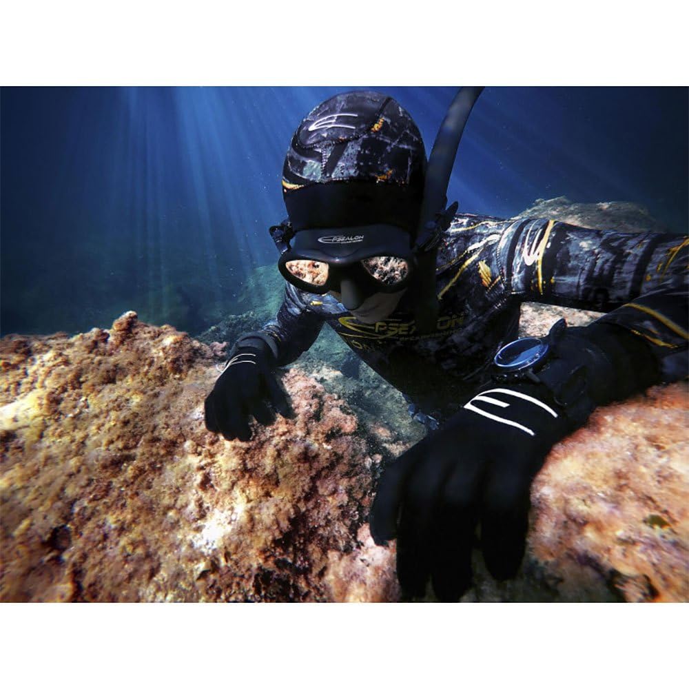 EPSEALON Dark Fusion Neoprene Giacca 3 mm Tuta da caccia subacquea immersioni pesca apnea Freediving Spearfishing Wetsuit Jacket