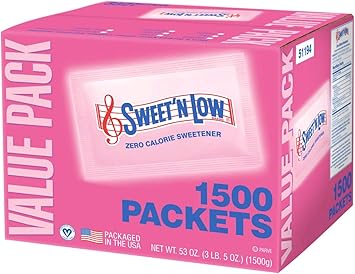 Sweet 'N Low Zero Calorie Sweetener - 1500 Packets