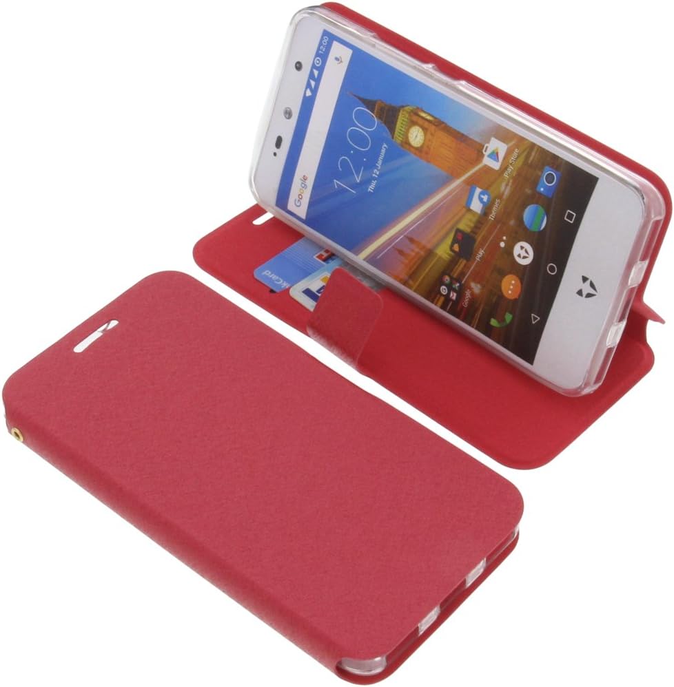 foto-kontor Cover compatible with Wileyfox Swift 2X book-style red case