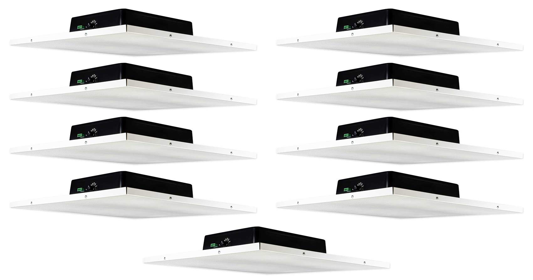 Rockville 9 DCS8T 70V Commercial Drop Ceiling Tile Speakers 4 Office/Restaurant