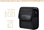 KIWIFOTOS Travel Camera Case for Lumix L10 Fuji X-E5 X100VI Sony RX1R III A6700 A6100 Canon G1X Mark III Compact Camera Carrying Bag | Shoulder strap, Soft lining, for Sony A6400 A6100 +16-50mm, Nikon Z30 III+16-50mm Lens, Fits camera+lens ≤5.9x3.5x3