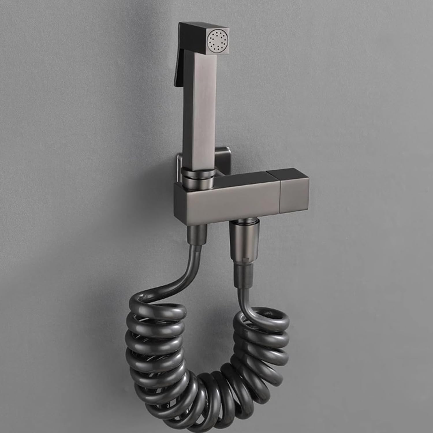 Wall Mounted Toilet Hand Shower Handheld Bidet Sprayer Toilet Hand Shower Kit Full Copper Toilet Spray Partner High — view 3