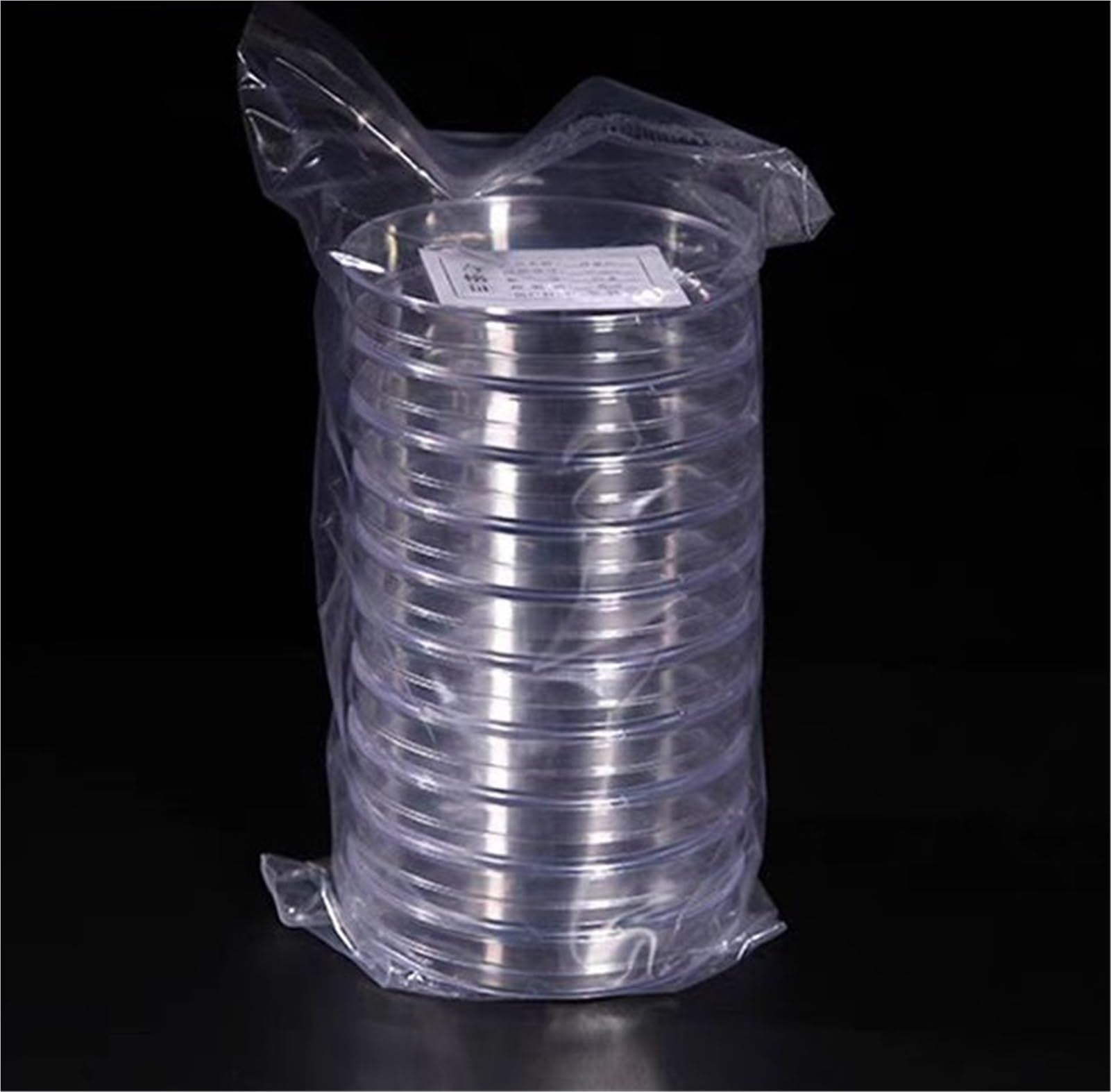 10 unids/Pack Laboratorio 35mm 60mm 90mm 100mm 120mm 150mm Placa de Petri de plástico desechable Equipo de Laboratorio Plato de Cultivo(150mm)