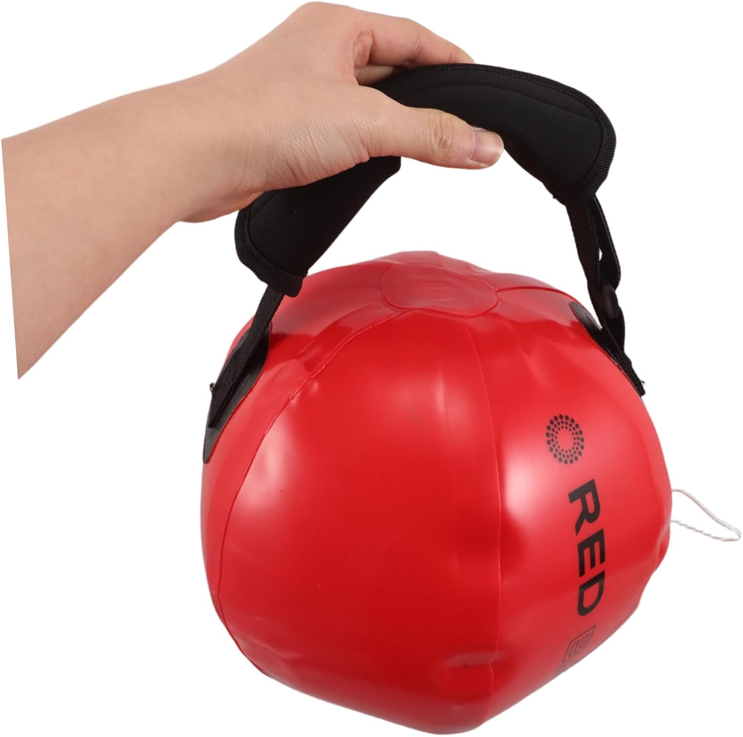 Operitacx Adjustable Water Weight Bag for Workout 11.8x11.8 Inches with Handle, Portable Kettlebell Sandbag for Boxing Glove Training and High-intensity Interval Training at Home Gym