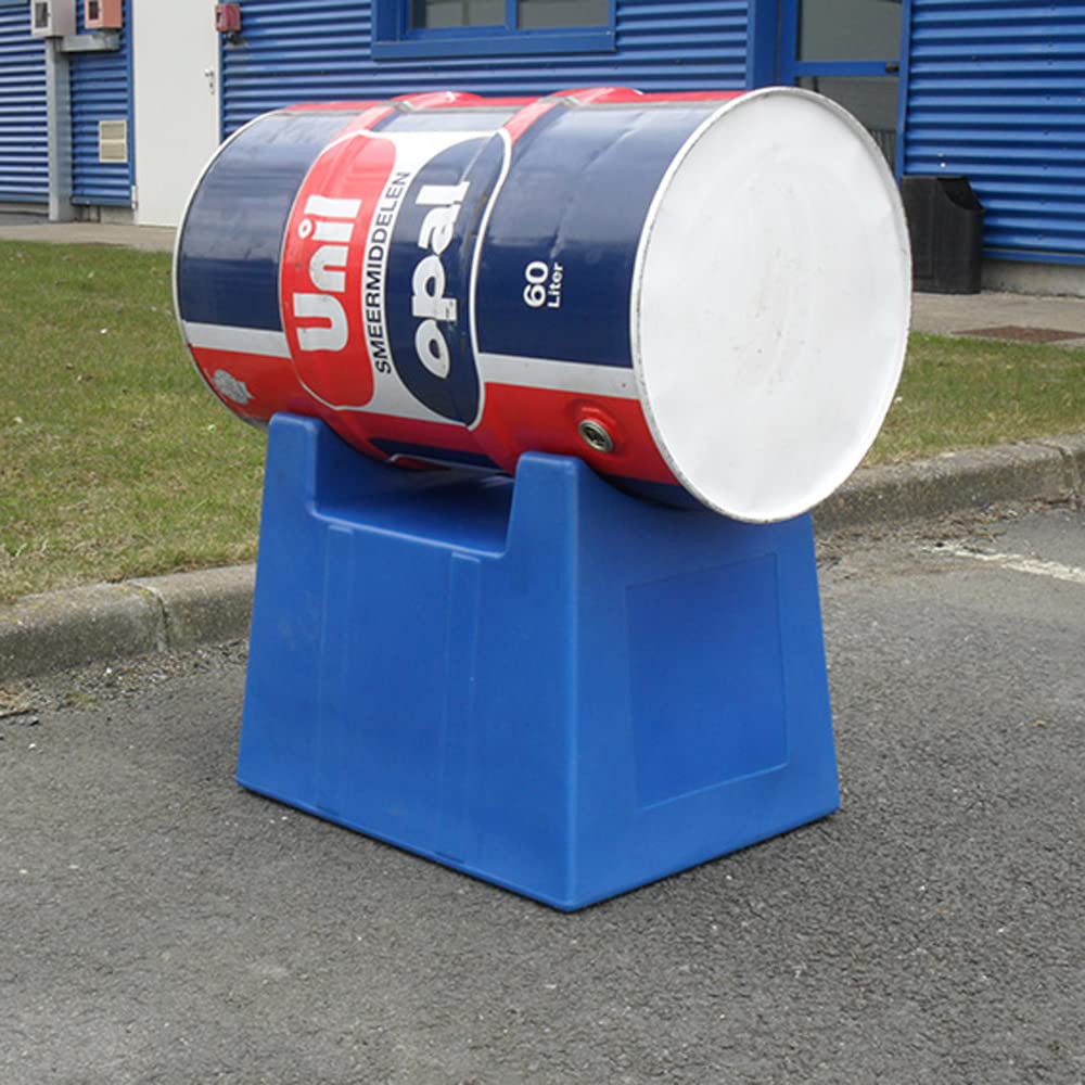 Support porte-fût 60L bleu - Fabrication française