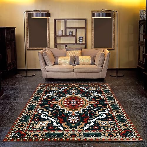 Tapis de cuisine antidérapant lavable vert pour protéger le sol de la maison