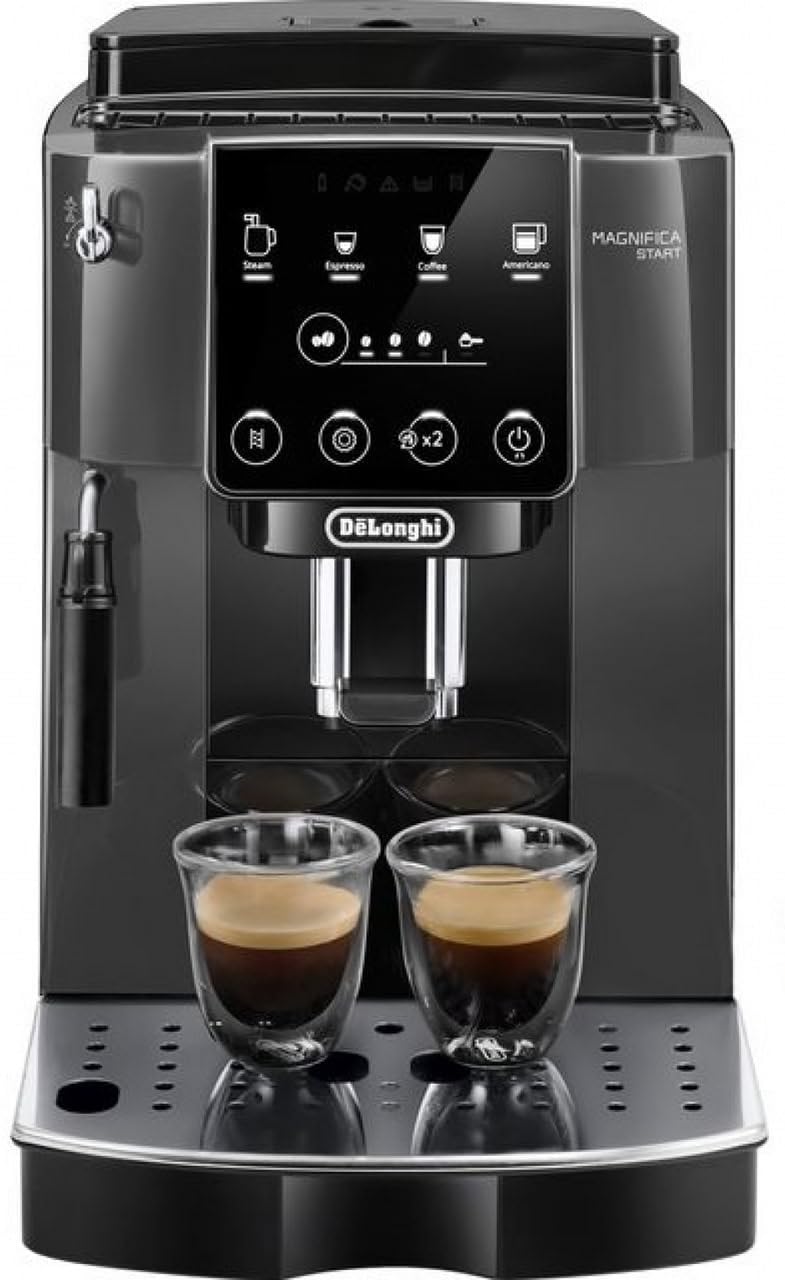 De'Longhi SUPERAUT, machine à espresso, mousseur à lait, noir
