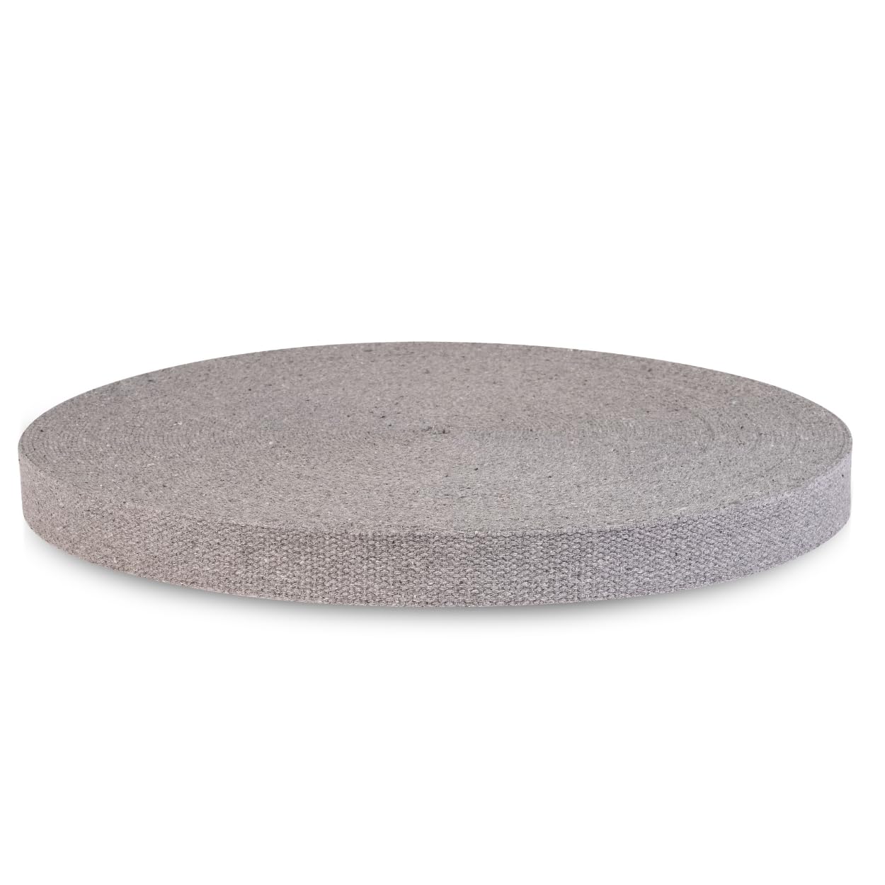 Heavy Cotton Webbing 1 1/2 Inch - Straps for Arts and Crafts - 5, 10, 25, or 50 Yards, Over 10 Colors - MATADOR USEFUL GOODS (Soft Gray, 50 Yards)