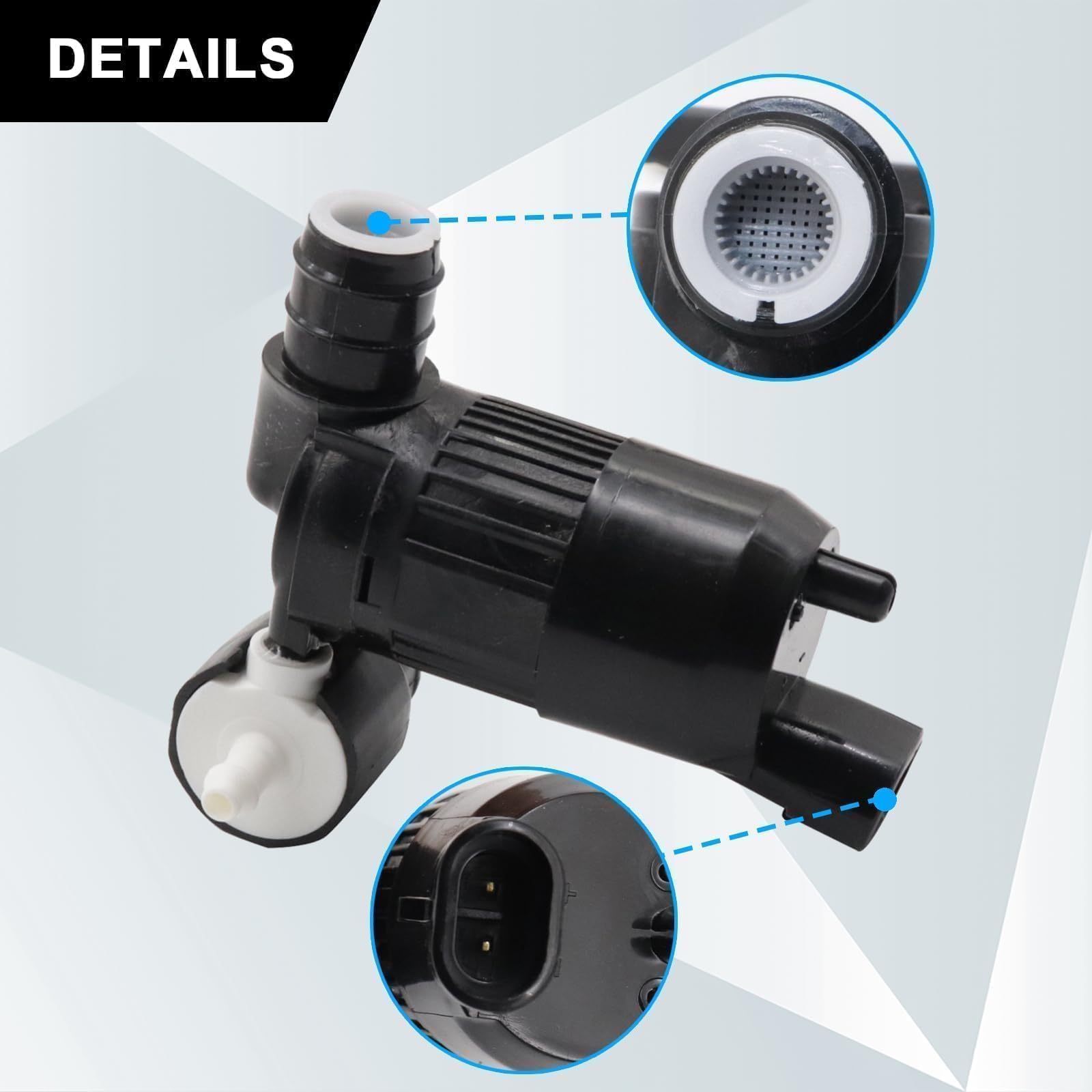 Amazon.com: SecosAutoparts Windshield Washer Pump 28920-3JA0A