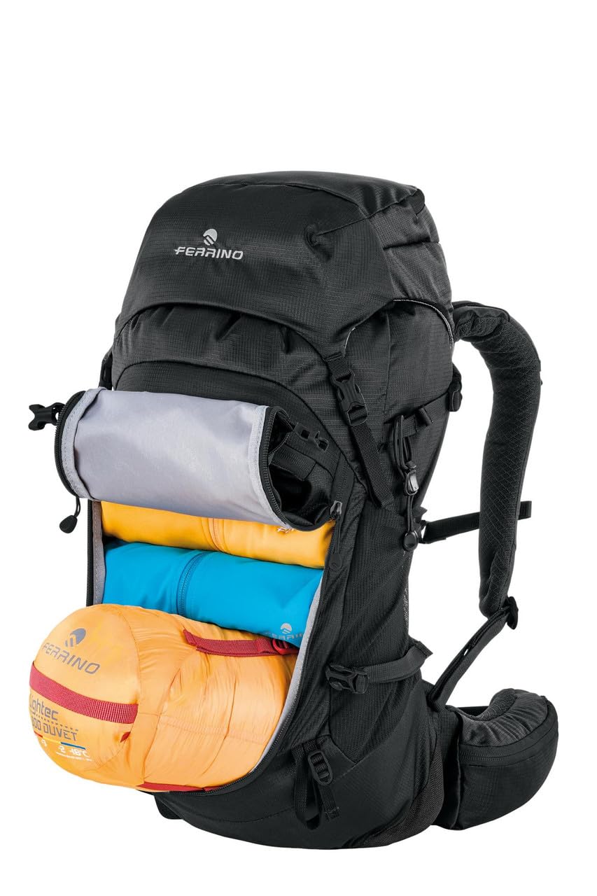 Ferrino Mochila Trekking FINISTERRE 40, Negro , 40 LITRI, Mochila