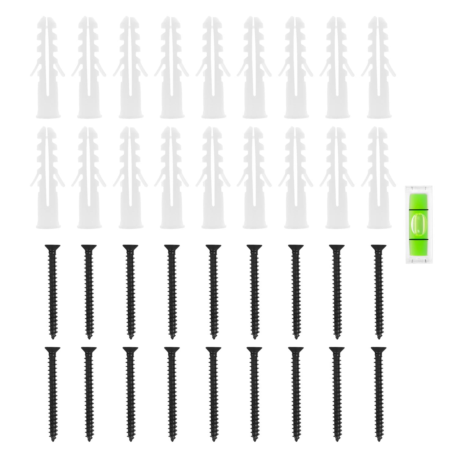 Maclean MC-179 Soporte de pared para herramientas de jardín y organizador de garaje Sistema de almacenamiento de acero 228 kg con ganchos ajustables para palas escobas mangueras y cables