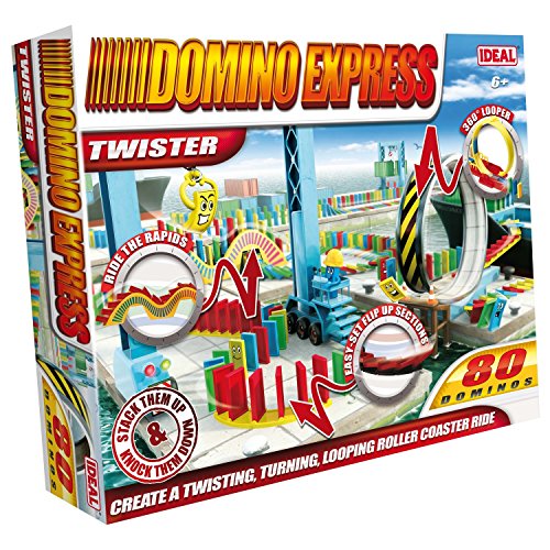 Preisvergleich Produktbild John Adams Ja-9820 Ideal Achterbahn Domino Express Twister 80 Stück Spiele Set