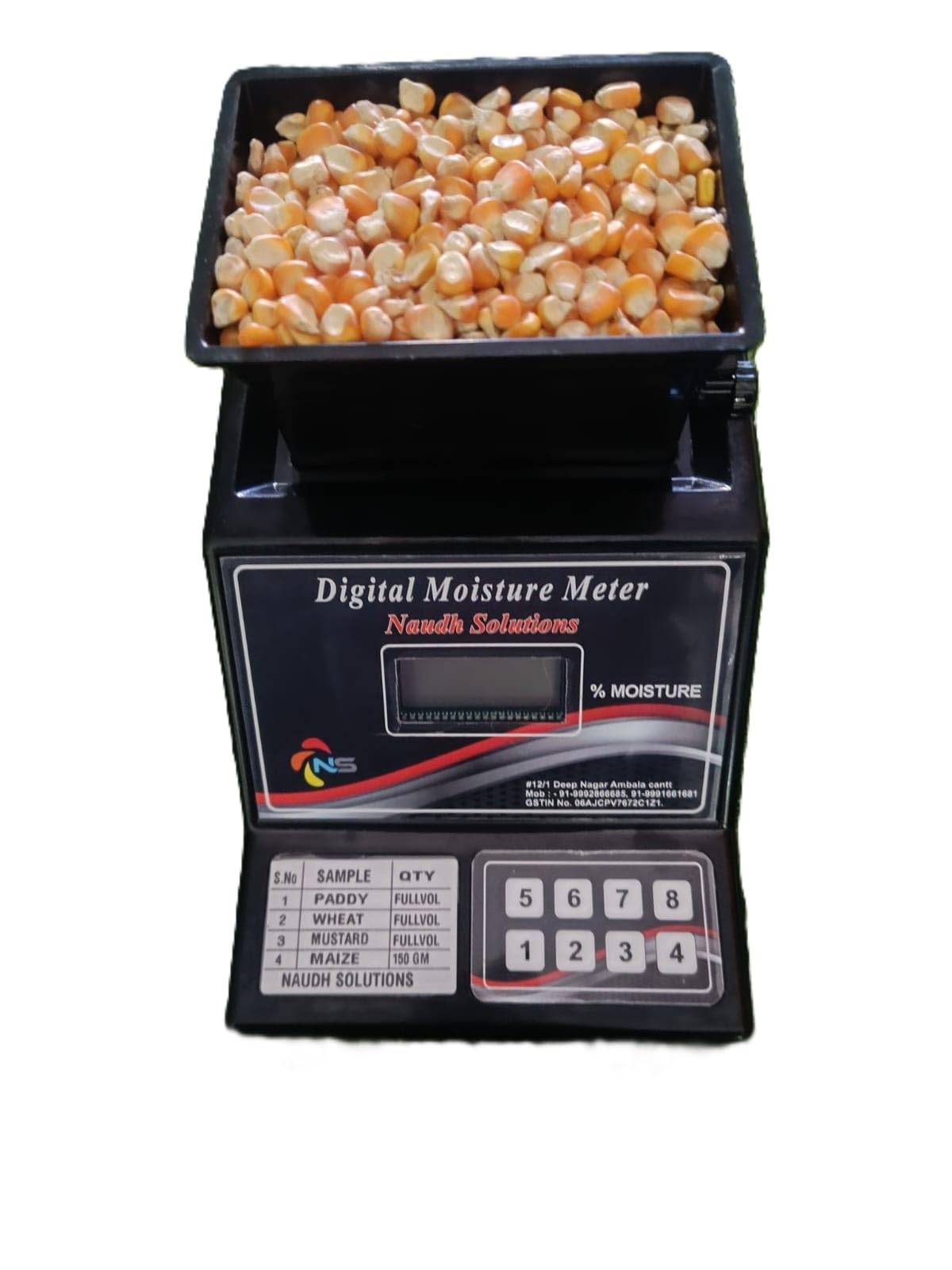 Naudh Solutions Digital Moisture Meter for Corn/maize | Clear Display,-image-48