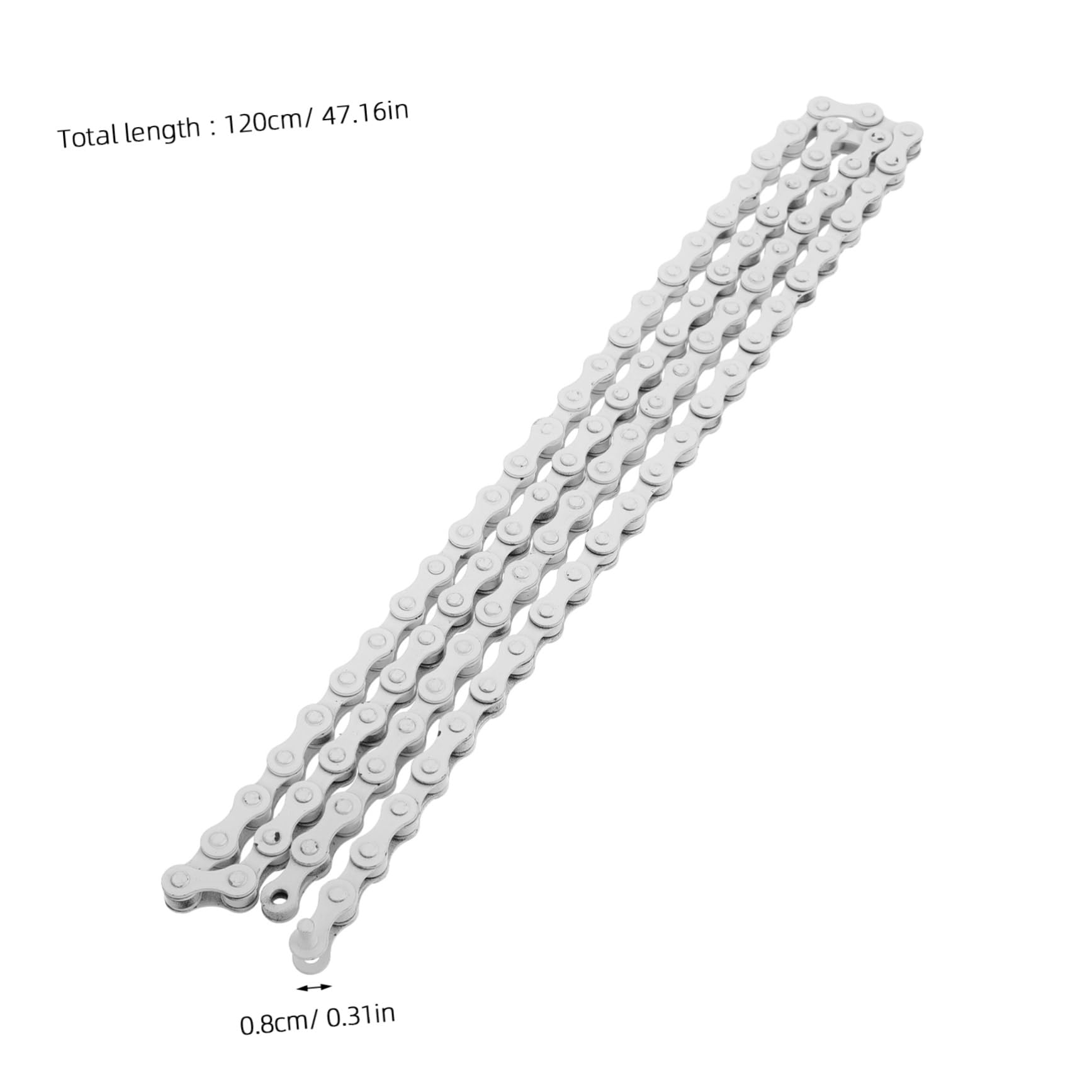 SUPVOX Sturdy Chain Replacement Single Speed Bike Chain for Outdoor Use for City Mountain Biking