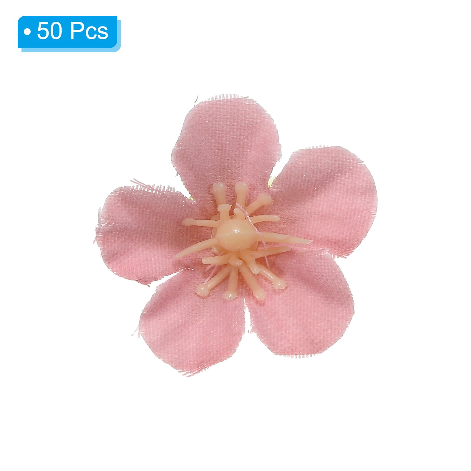 Pétales Fleurs Cerisier Artificielles - Soie Rose Clair - Lot De 50 | Pour Décoration Mariage, DIY, Couronnes