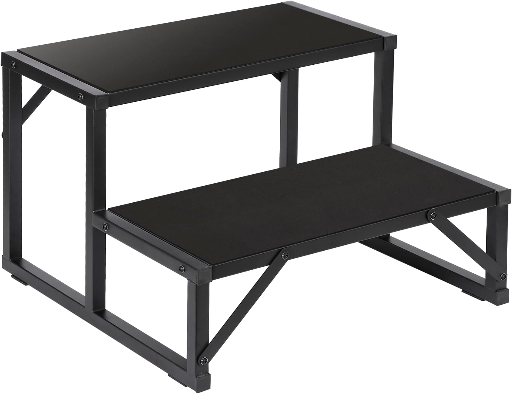 Hot Tub Step 500LBS Capacity Spa Side Step 2-Step Stairs Edge Spa Step 24” Outdoor RV Step Ladder Support Step Stool Pool Ladder Heavy Duty Steel Pedal