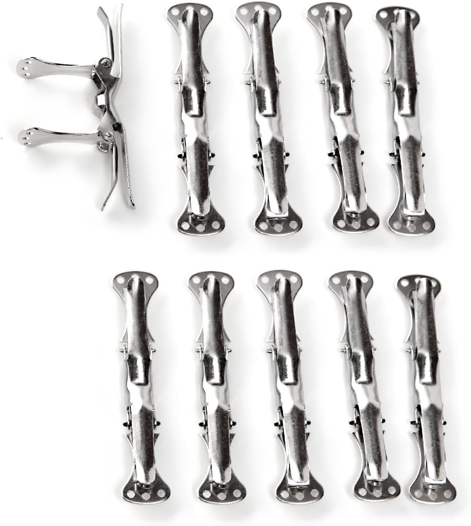 PAPERBARK Brand / 10 Metal Bow Tie Clips
