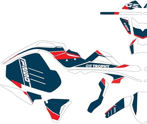 Miniatura 3 de Kit gráfico para BMW R 1250 1200 GS Adventure (14) Kit de calcomanías (TRP-WN) (R 1250 GS, brillante)