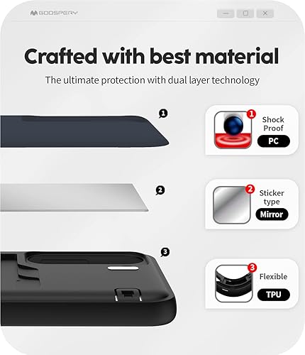 Miniatura 150 de GOOSPERY Parachoques magnético para puerta compatible con Galaxy S23, tarjetero tipo cartera, cierre automático, protección de doble capa resistente