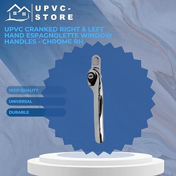UPVCSTORE Direkt Cranked Chrome RH