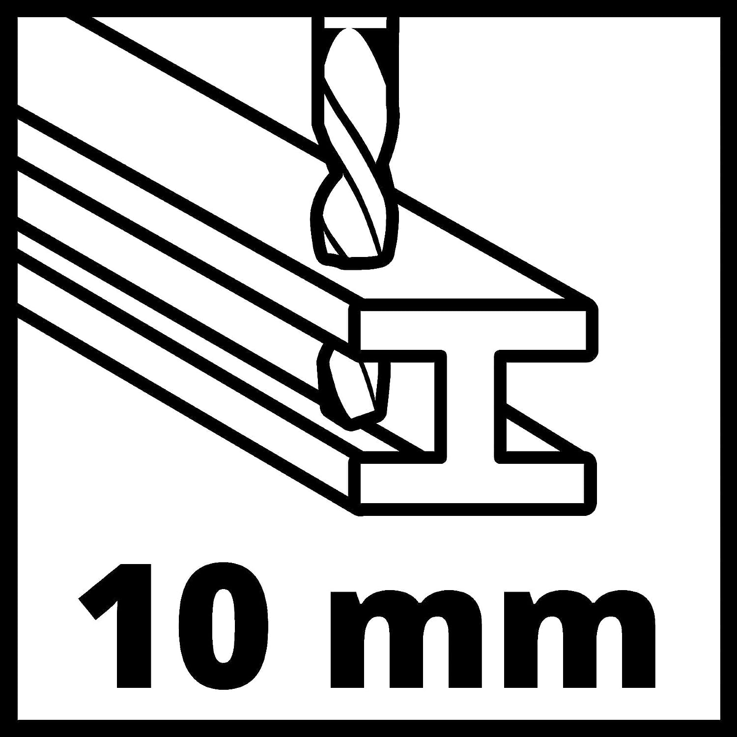 Einhell Schlagbohrmaschine TC-ID 720/1 E (Bohren/Schlagbohren, 13 mm-Schnellspannbohrfutter, Drehzahl-Elektronik, Rechts- und Linkslauf, Dauerlaufarretierung, Zusatzhandgriff)